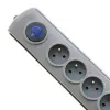Surge Protector Qoltec 50166 Grey 6 AC Outlets 230V 3m
