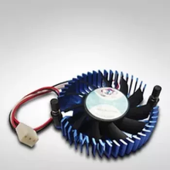 Inter-Tech V-31G Chipset Cooler 5 cm Black - Blue (88885142)