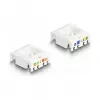 DeLOCK Keystone Module RJ45 jack to LSA Cat.6A STP with locking clip