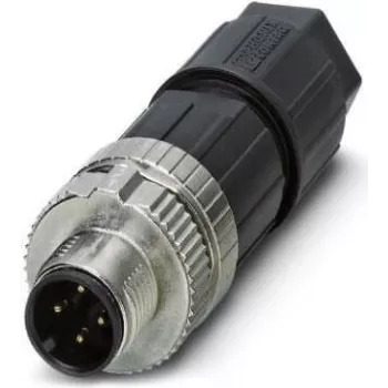 Phoenix Contact M12 straight Plug straight cable, 4 Pole, A-coded, connector (1424657)