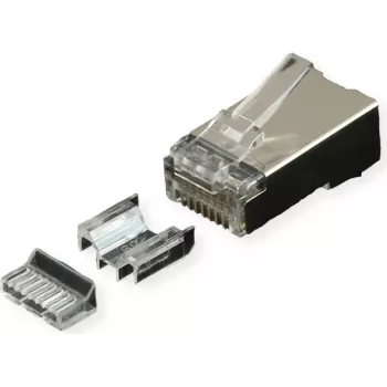ROLINE RJ45-Plug Cat.6A Shielded+Insert 10 pc(s) (21.17.3099)