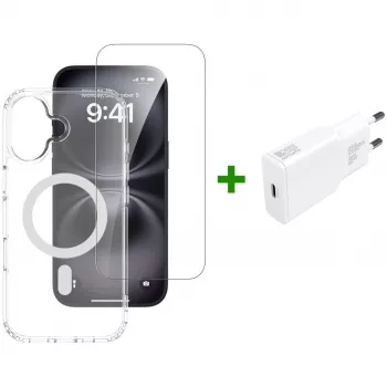 4smarts Mobile Phone Case Border Transparent White for iPhone 17