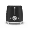 Toaster Smeg 50's Style TSF01BLMEU 2 Slice Black Stainless Steel