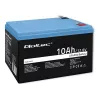 Rechargeable LiFePO4 battery QOLTEC 10Ah 12.8V 128Wh with integrated BMS
