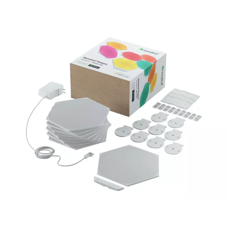 Nanoleaf HEXAGON SMARTER KIT LED Light Panels White 7 pcs