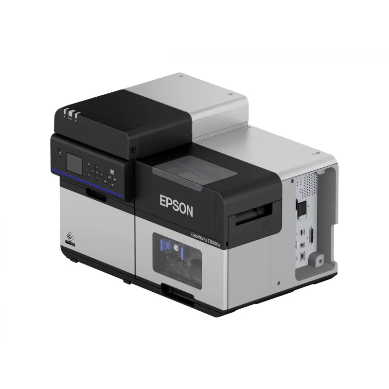 Epson ColorWorks C8000e (BK) label printer Inkjet Colour 600 x 1200 DPI 300 mm/sec Wired & Wireless Ethernet LAN