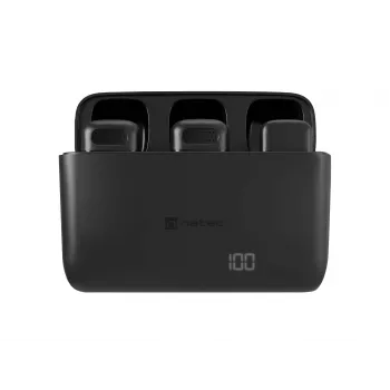 NATEC Hopper Black Lavalier/Lapel microphone