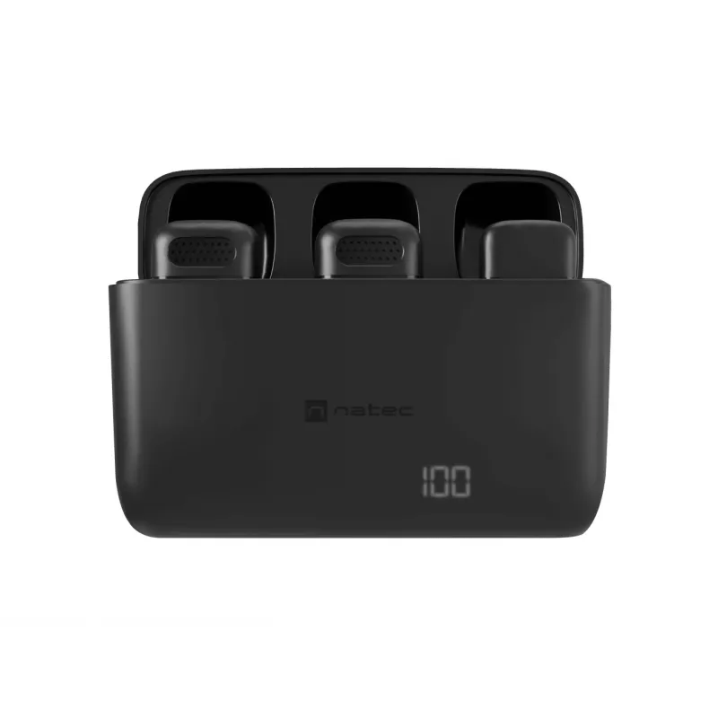 NATEC Hopper Black Lavalier/Lapel microphone