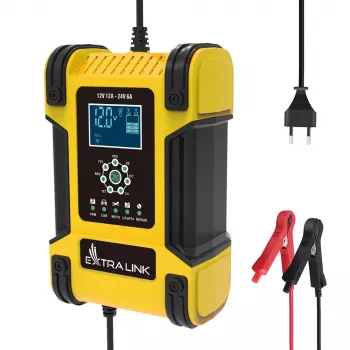Extralink Shango Smart Battery Charger | Rectifier | 100 - 240VAC, 12V 12A, 24V 6A