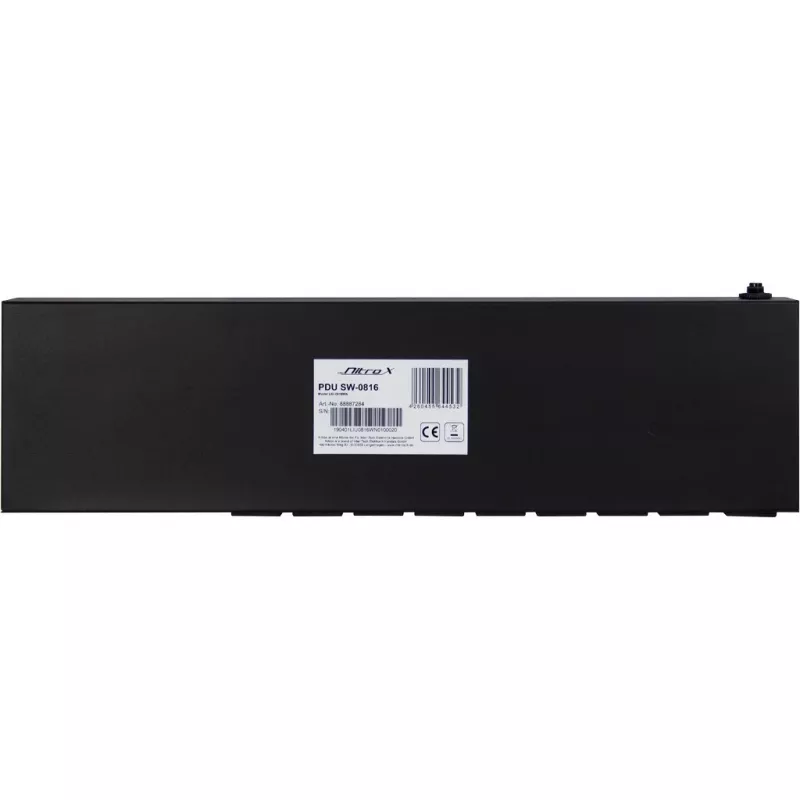 Inter-Tech SW-0816 power distribution unit (PDU) 8 AC outlet(s) Black