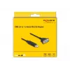 DeLOCK USB 2.0 to serial RS-232 adapter 50 cm FTDI Black