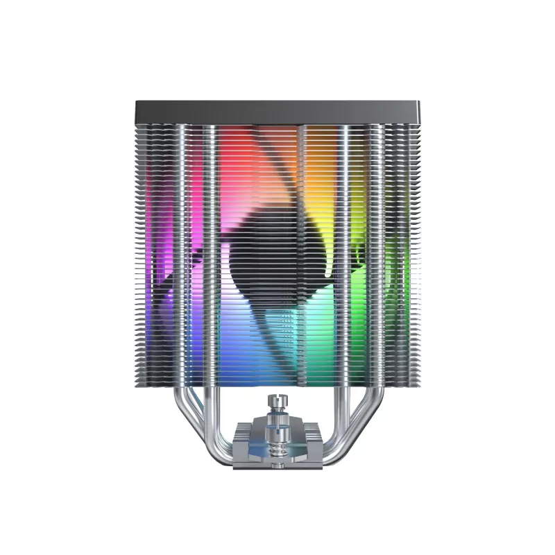 Air cooler Montech NX400 ARGB, 120 mm fan, FDB, 800–1950 RPM, TDP 270 W, Black