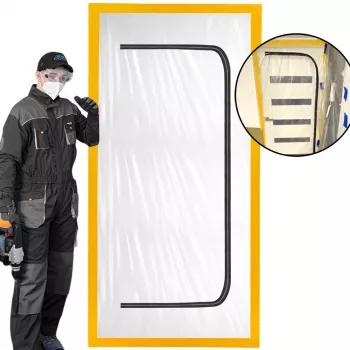 dust barrier door renovation Xxl, dust curtain 230X135 door