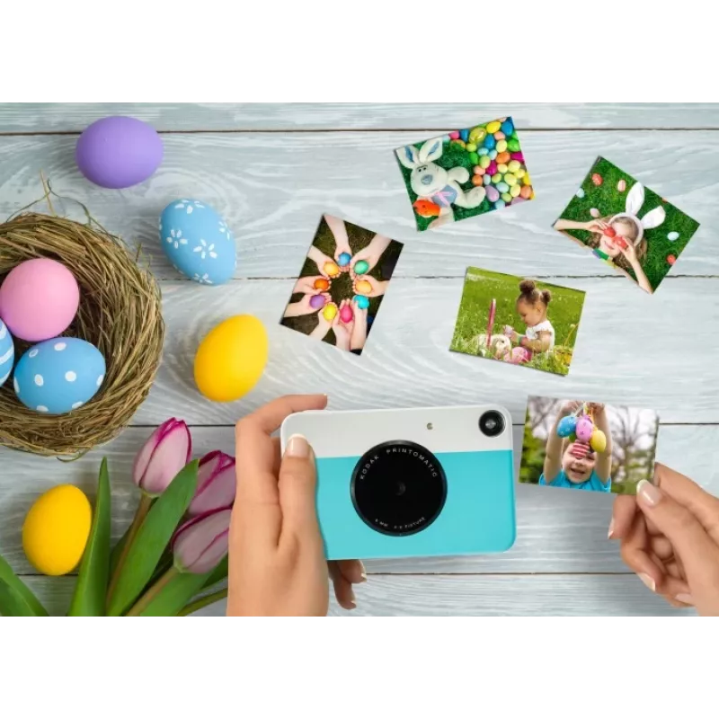 Kodak PRINTOMATIC Instant Print Camera, 2x3'', Blue
