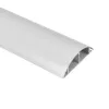 Aluminum cable masking strip MACLEAN MC-814 S, silver — surface-mounted cable cover