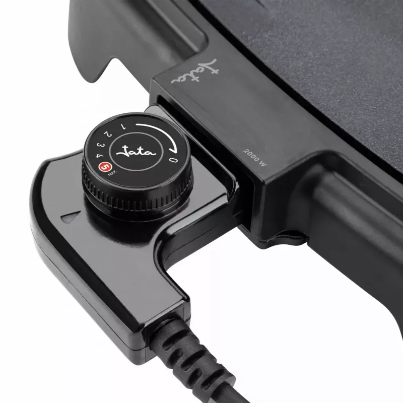 Electric grill Jata JEGR1241 with non-stick surface and adjustable temperature control