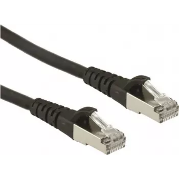 ROLINE - Patch-Cable - RJ-45 (M) to RJ-45 (M) - 10 m - SFTP - CAT 6a - Black (21.15.2857)