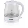 Electric kettle BLAUPUNKT 1 L 1630 W White — glass body, 360° base, button lid