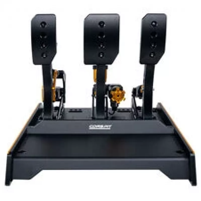 CONSPIT CPP EVO 3 V2 Pedal Set with Hydraulic Brake Cylinder and Clutch - Black
