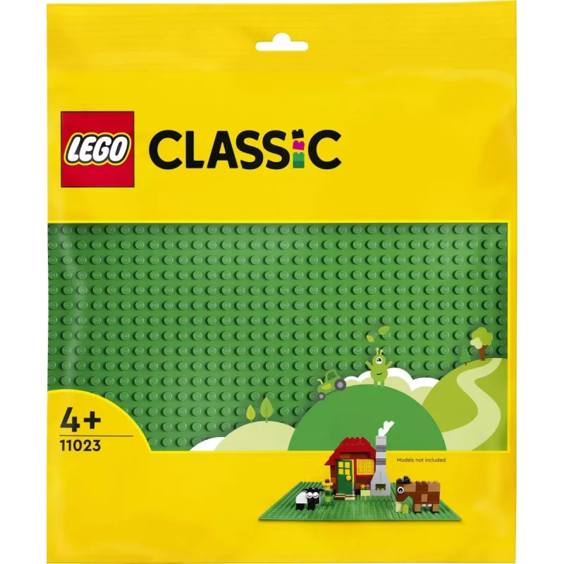 LEGO 11023 Classic Green Baseplate Square 32x32 Stud Building Grass Base Build and Display Board Set Single
