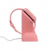 Charging stand Stelio ST-CHS01-PK Junior pink – USB charging dock for phones and tablets, single-port, compact
