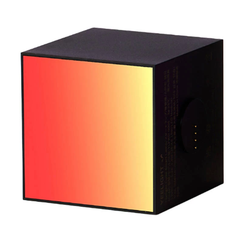Smart table lamp Yeelight Cube Black — Wi‑Fi/Bluetooth, Multicolour, 75×75×75 mm, 100–240V