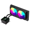 Gamemax CPU Liquid Cooler | GLACIER 240 LCD BK | Intel, AMD
