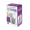 Fabric shaver ESPERANZA ECS010 compact electric lint remover, 6 blades, stainless steel, head Ø5.3 cm, rechargeable 485 mAh, 60 min runtime, white