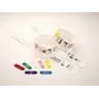 Zebra Clips for use with QuickClip Wristbands Red