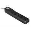 Lestar 5w Lv-530wa, surge protector, 2.5m, Black Lv-530w G-a K. Cz 2,5m