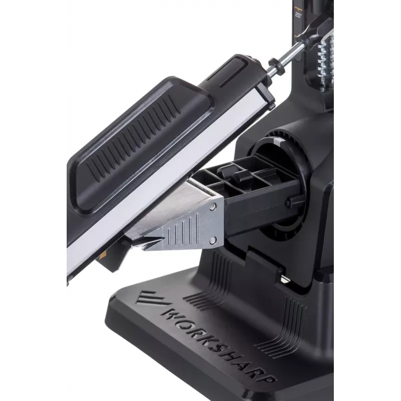 Knife sharpener Work Sharp Precision Adjust 09DX164 adjustable angle with ceramic honing rod, diamond plates, black, 243.8×165.1×143.3 mm