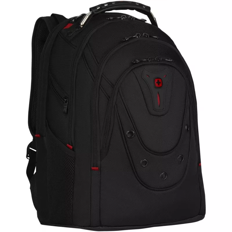 Wenger IBEX Deluxe - notebook backpack - 43.2 cm - 35,60cm (14) - 40,6cm (16) - Black (606493)