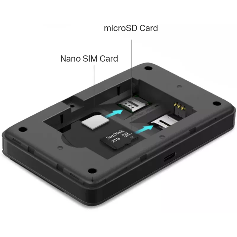 4G LTE Mobile Wi‑Fi Router TP‑LINK M7352 150Mbps — portable hotspot with microSD slot