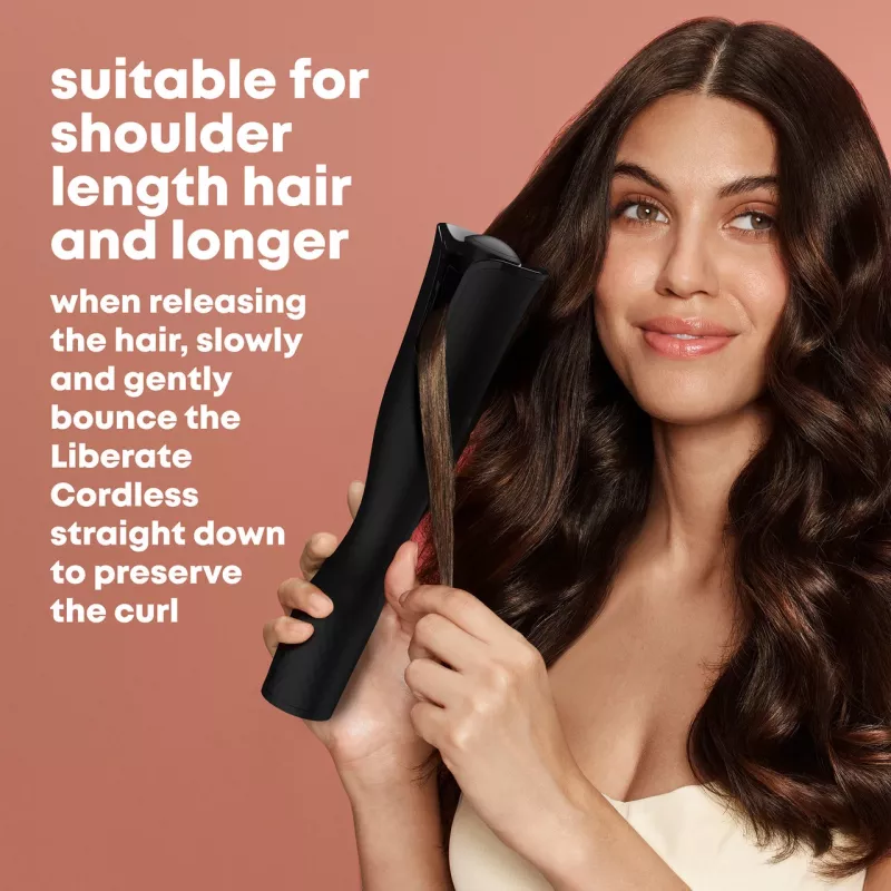 Cordless Curler Revamp CL-2500-EU2 Progloss Liberate — rechargeable cordless hair curler, portable styling device