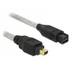 FireWire A/B Cable DeLOCK 82588 1.0m Grey