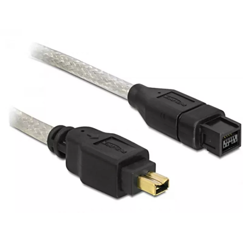 FireWire A/B Cable DeLOCK 82588 1.0m Grey