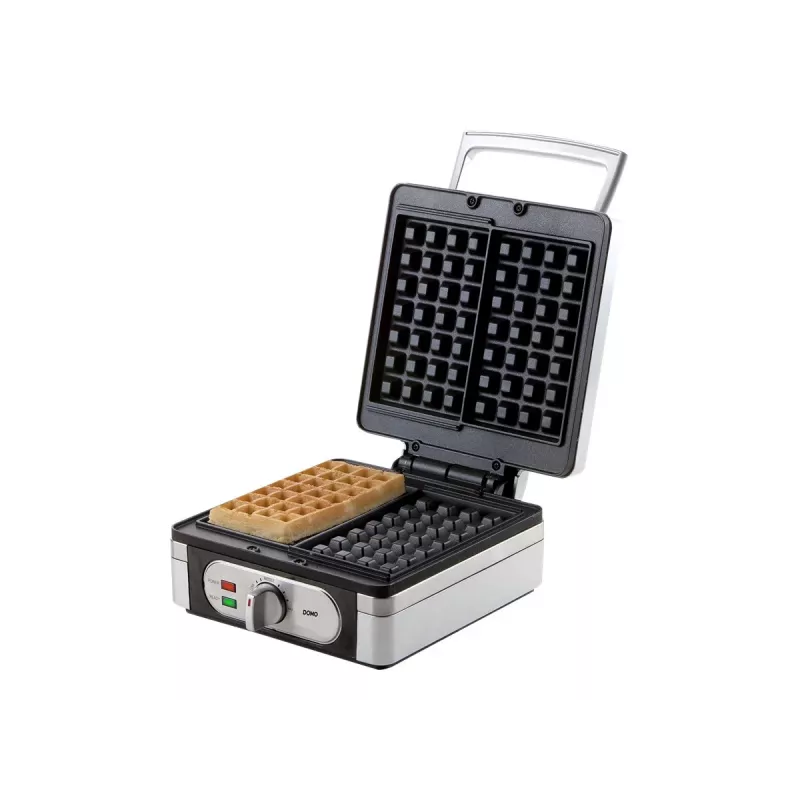 Waffle Maker Domo DO 9047 W 2 waffle(s) 1400 W Silver