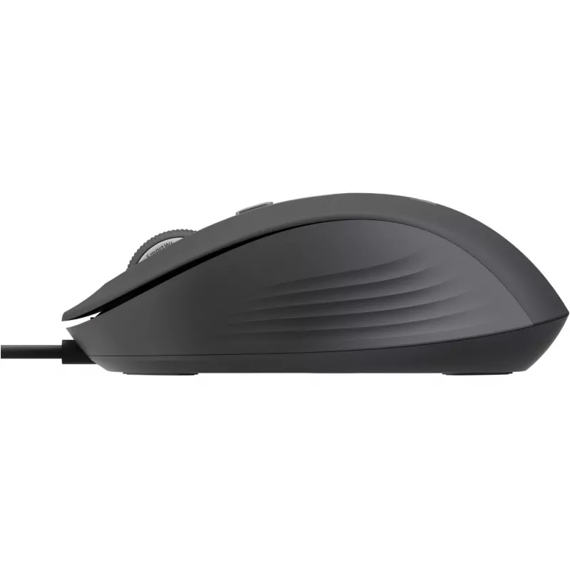 Logitech Signature Wired M520 for Business Optical Wired Mouse USB-C Plug-and-Play Windows/Mac/Chrome/PC/laptops - Graphite