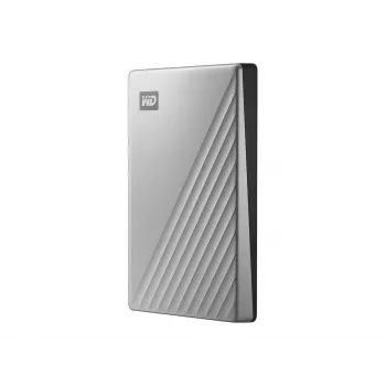 WD My Passport Ultra for Mac WDBKYJ0020BSL - Hard Drive - encrypted - 2 TB - external (Portable) - USB 3.0 (USB-C Connector) - 256-Bit-AES - Silver