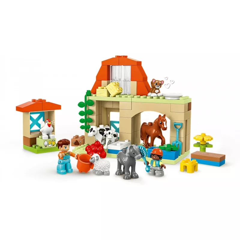 Construction toy LEGO DUPLO Farm Animal Care set 10416 — 74 pieces, 2 minifigures, age 2+