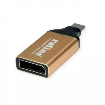 ROLINE 12.03.3232 USB-graphics adapter 4096 x 2560 Pixel Gold (12.03.3232)