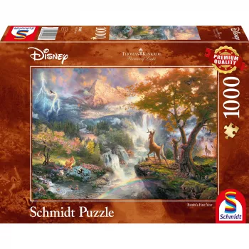 Jigsaw puzzle Schmidt Spiele Disney Bambi 1000 pieces, width 693 mm, for ages 12+