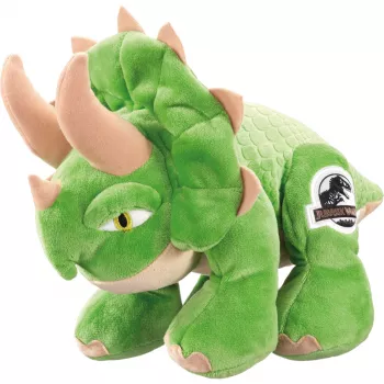 Jurassic World, Triceratops, Plush Toy Green/beige, 25 cm