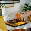 Analogue belt-drive turntable Adler AD 1914 with USB port, ceramic platter, DC motor, 33 1/3 rpm, Bluetooth 5.4, RCA outputs, built-in speakers