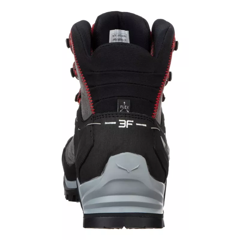 Salewa MTN Trainer Mid GTX Male Adult Charcoal, Grey, Red