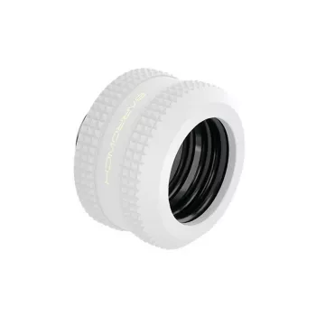 Barrow Hardtube Fitting 14mm, G1/4 inch Connection - white (FBYKN-T14 V1 w)