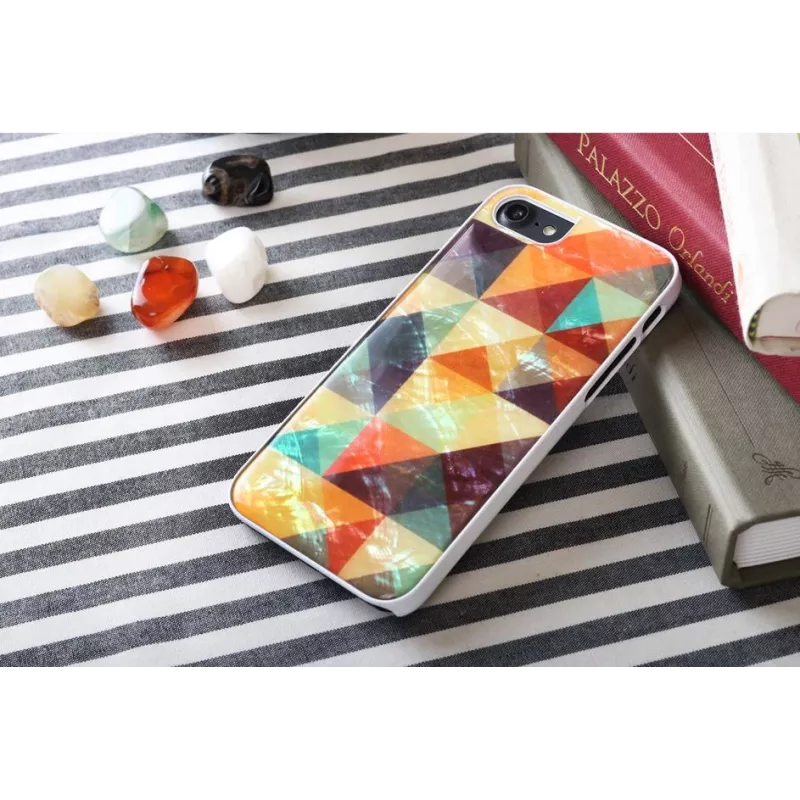 Protective case iKins for Apple iPhone 8/7 — mosaic white