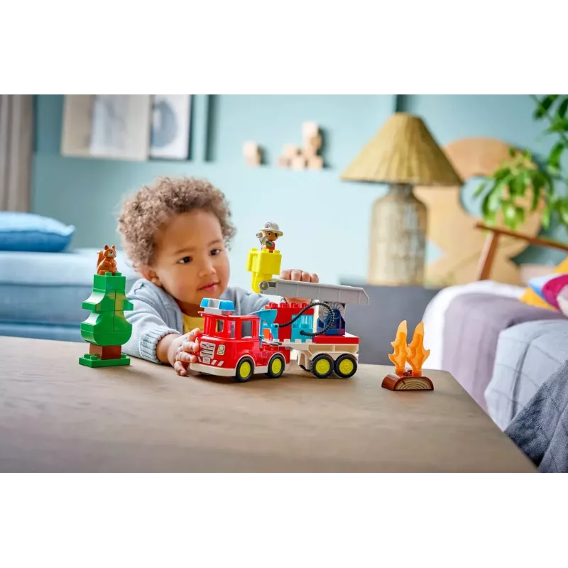 LEGO DUPLO 10473 Fire Truck with Hose and Firefighter