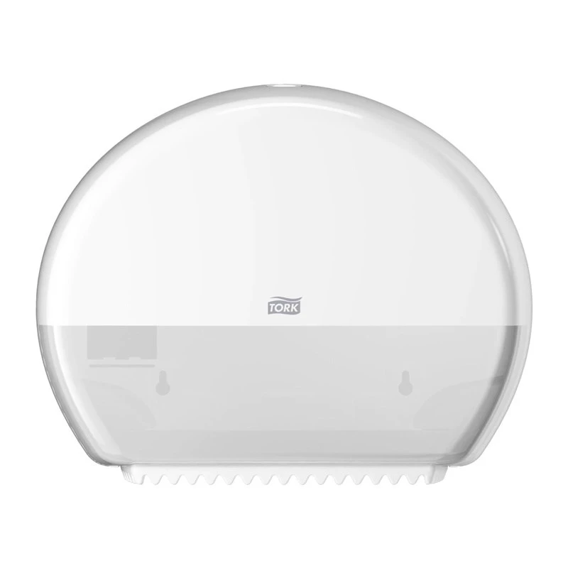 Paper towel dispenser Tork Mini Jumbo Roll 132×345×275 mm, white, MPN 555000