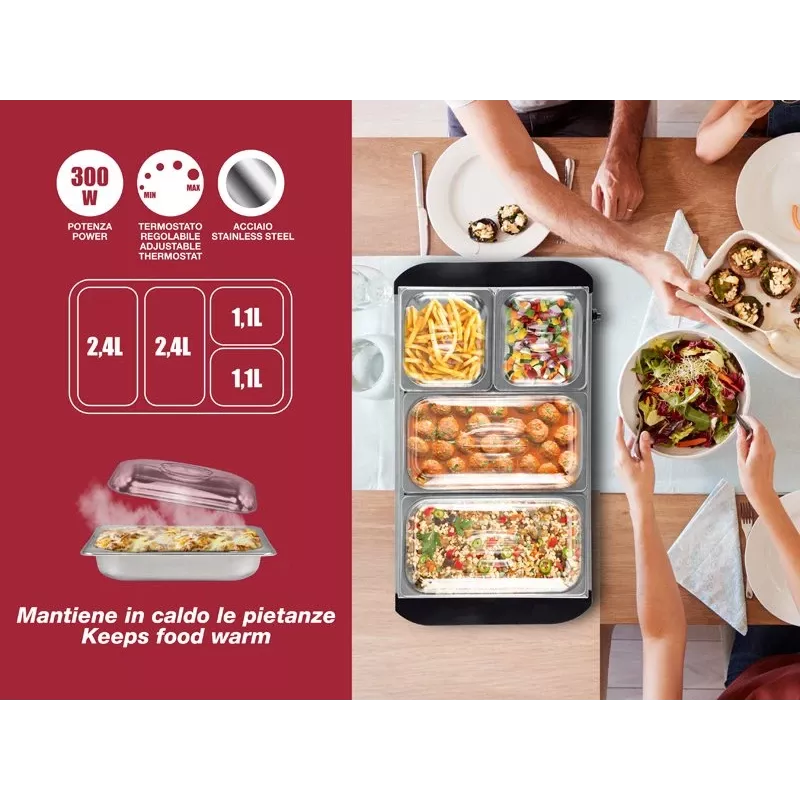 Cooktop Beper P101TEM002, 2 cooking zones, touch control
